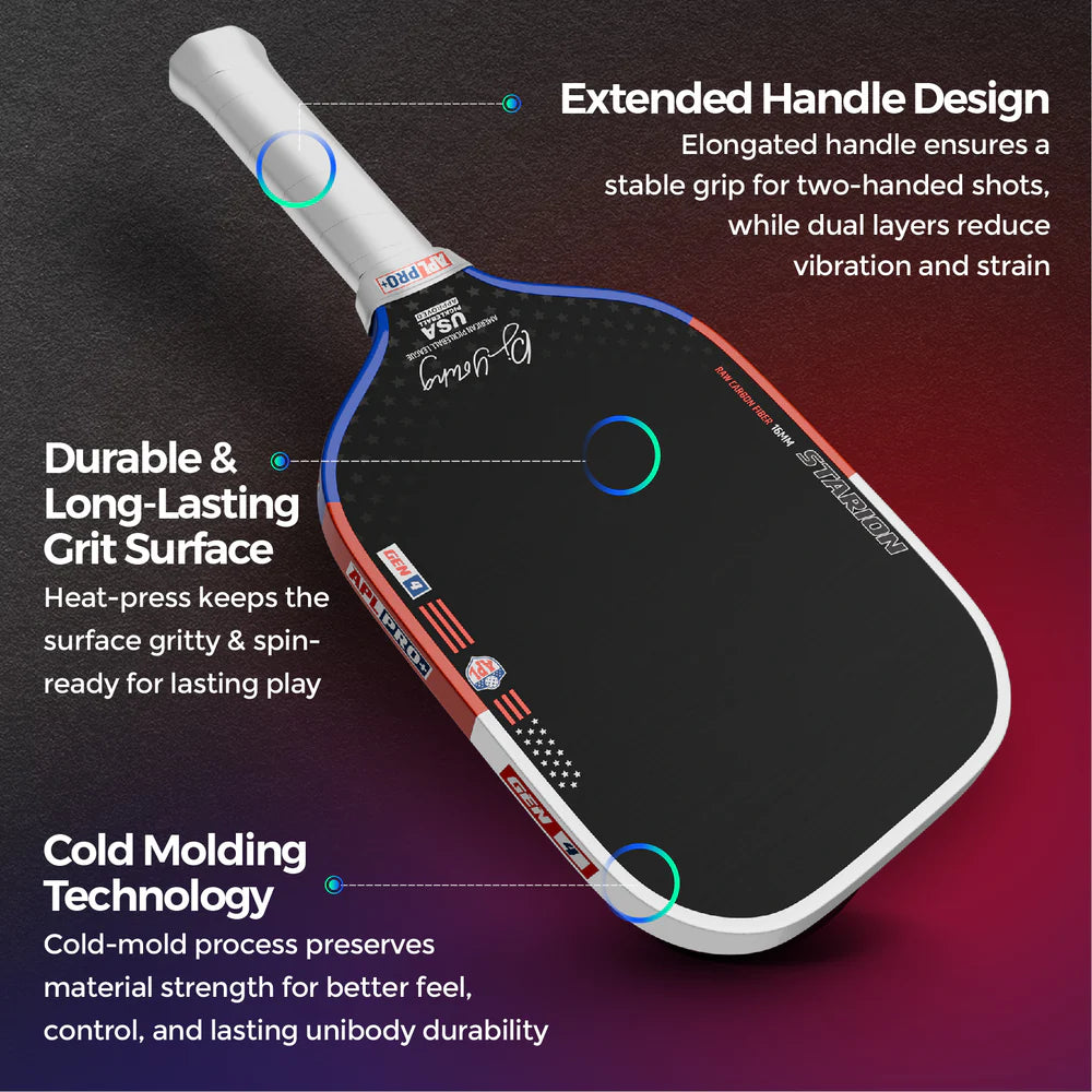 Valorix Gen 4 Pro+ 16mm Pickleball Paddle