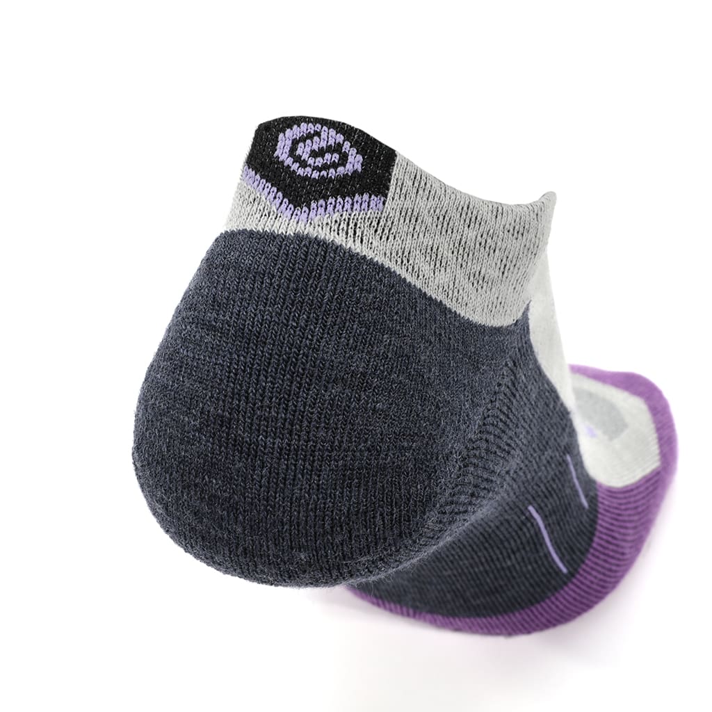 8 Pairs Amethyst - Run Ankle Midweight Merino Wool Sock