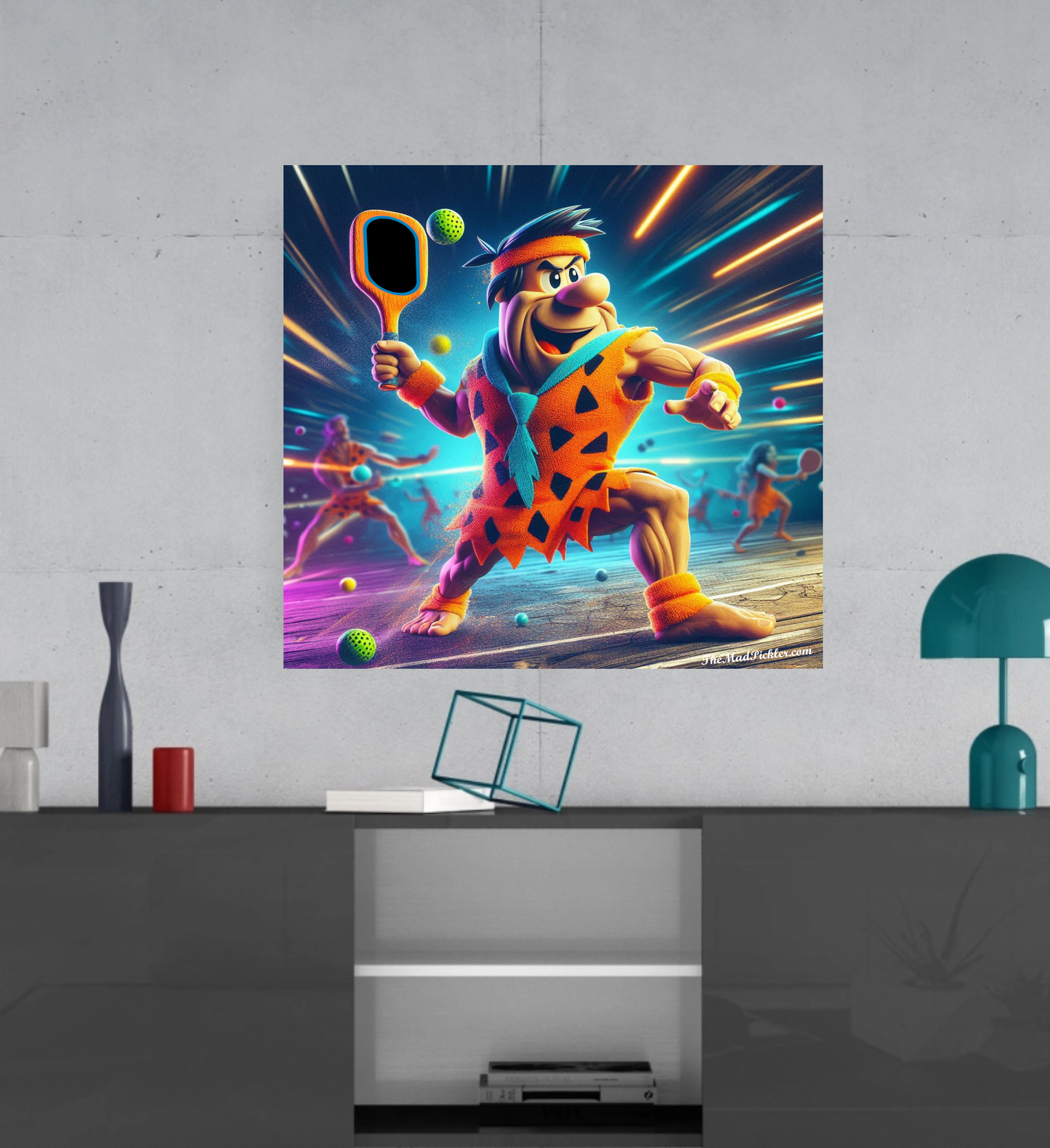 Fred Flintstone - Canvas Hi-Res Wall Artwork