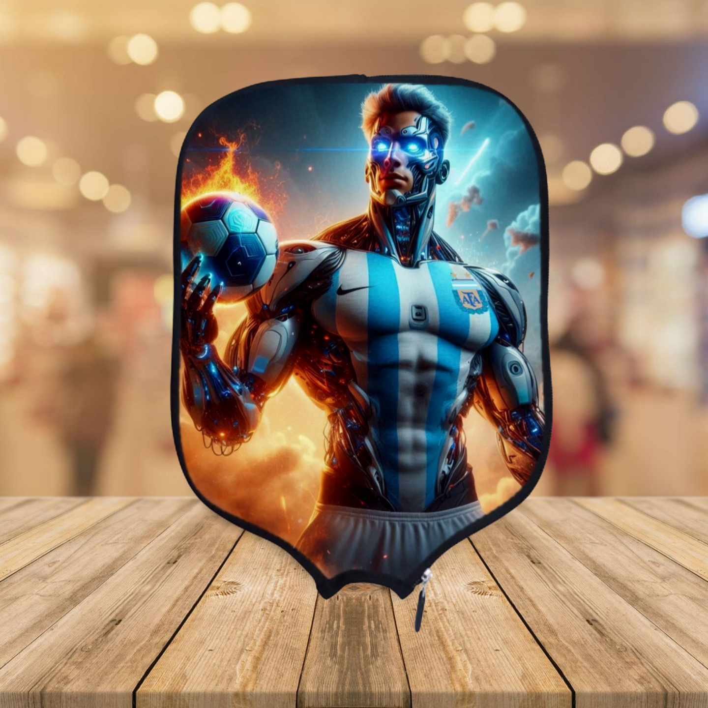 Argentina Football Club - Pickleball Paddle Cover Options