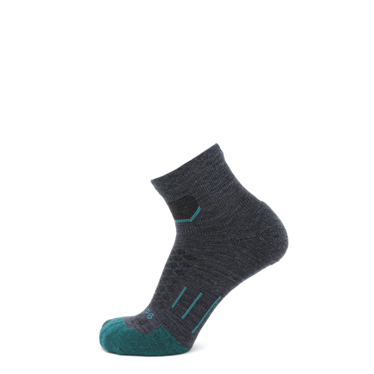 3 Pack Wave - Run 1/4 Crew Runweight Merino Wool Sock