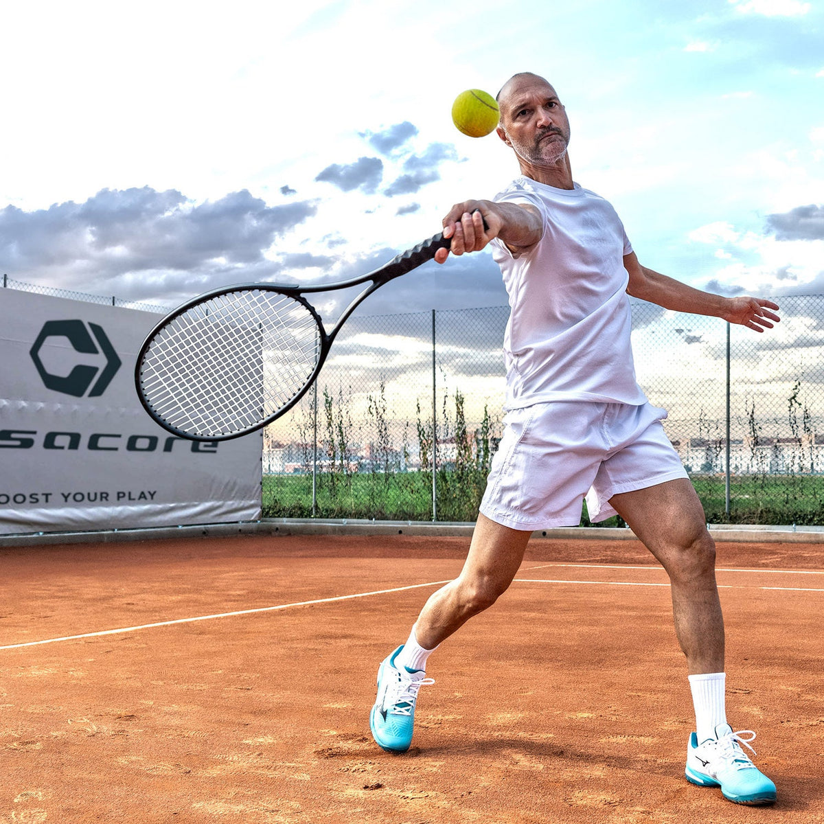 Tennis Grip - 7.5 Inches Long - Regular Soft Feel - White