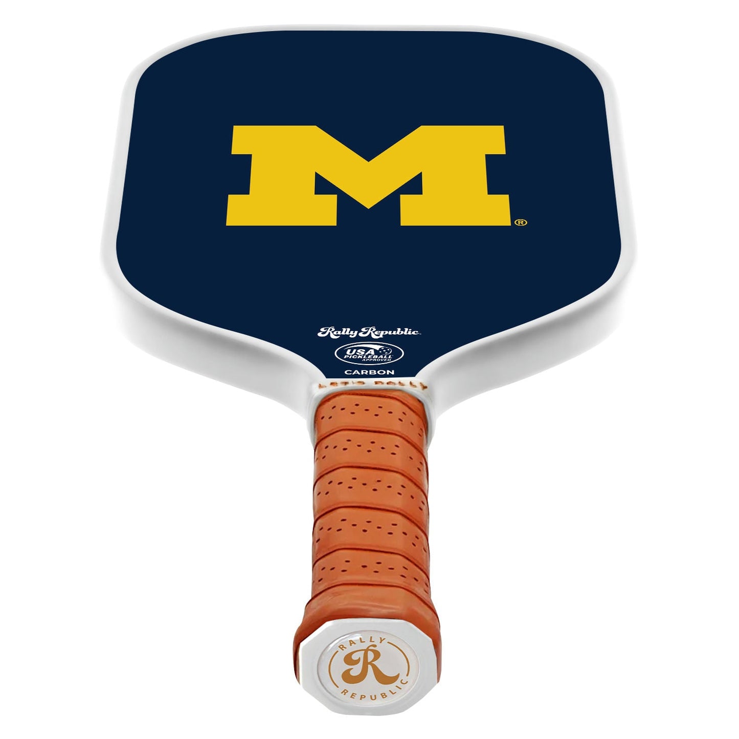 Michigan Wolverines Michigan Blue Primary Mark Pickleball Paddle