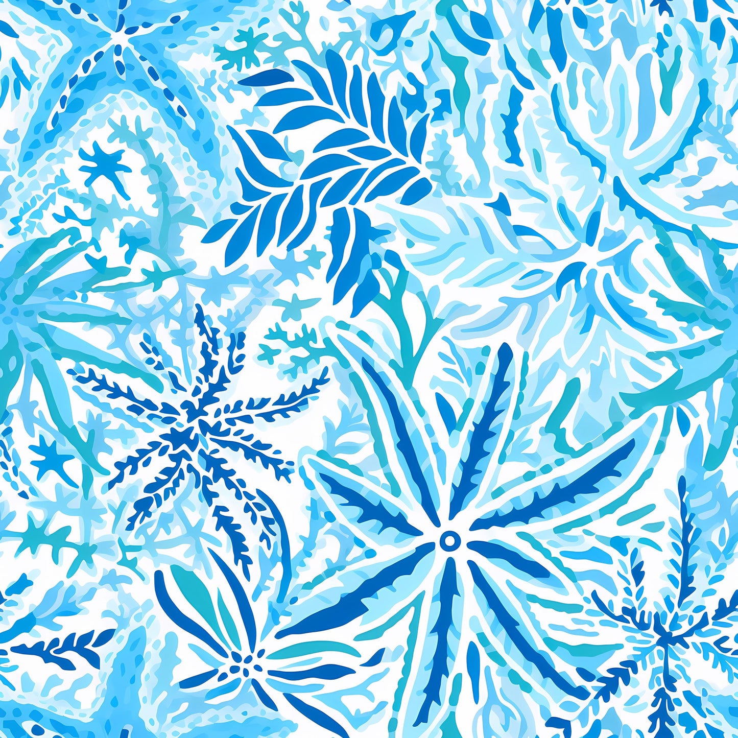 Venice Ruffle Hem Skort in Starfish Blues #1