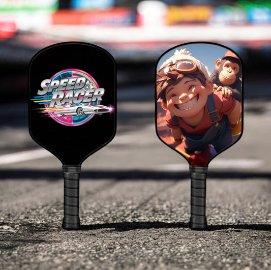 Speed Racer  - Spritle and Chim-Chim -  Pickleball Paddle
