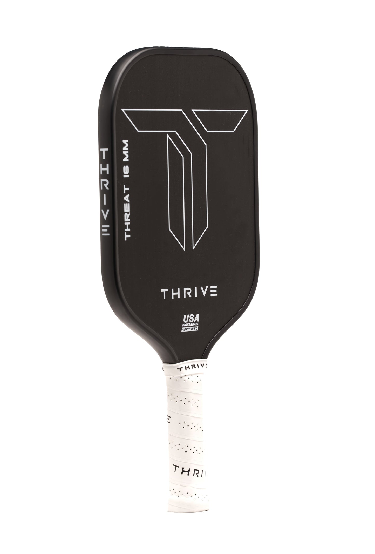 THREAT 16 SINGLES Includes custom weight card, paddle cover, paddle eraser, and lead weights.