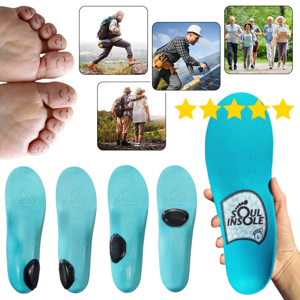 Instant Custom Soft Orthotic Shoe Insoles