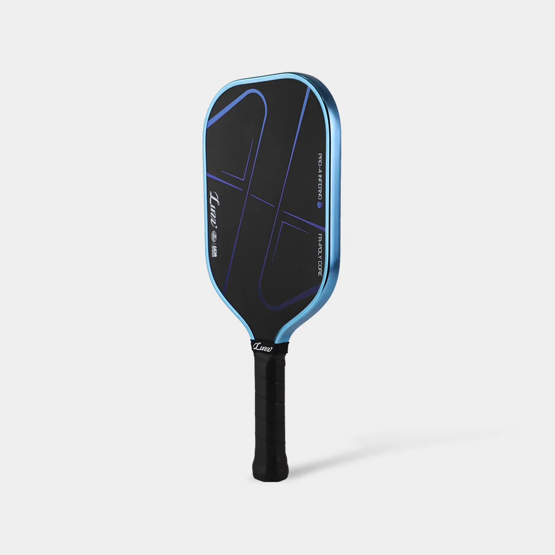 Luzz Pro 4 Blue Blaze Inferno Mad Pickler Editio Pickleball Paddle & Cover