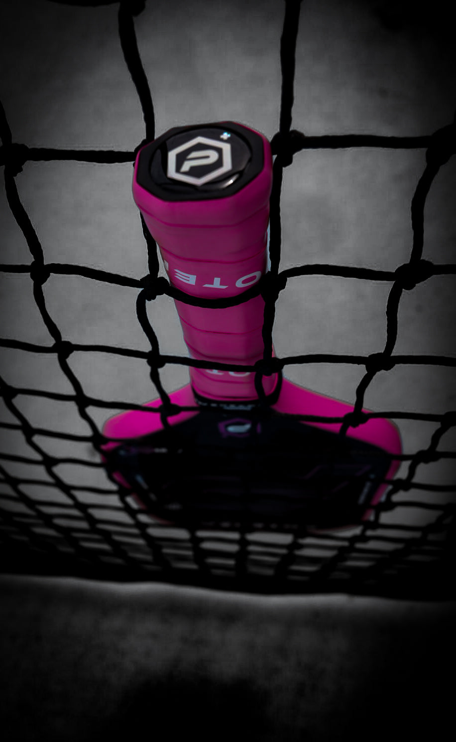 Potenza P+ PowerSpin Carbon COREx3 (Neon Pink) Pickleball Paddle