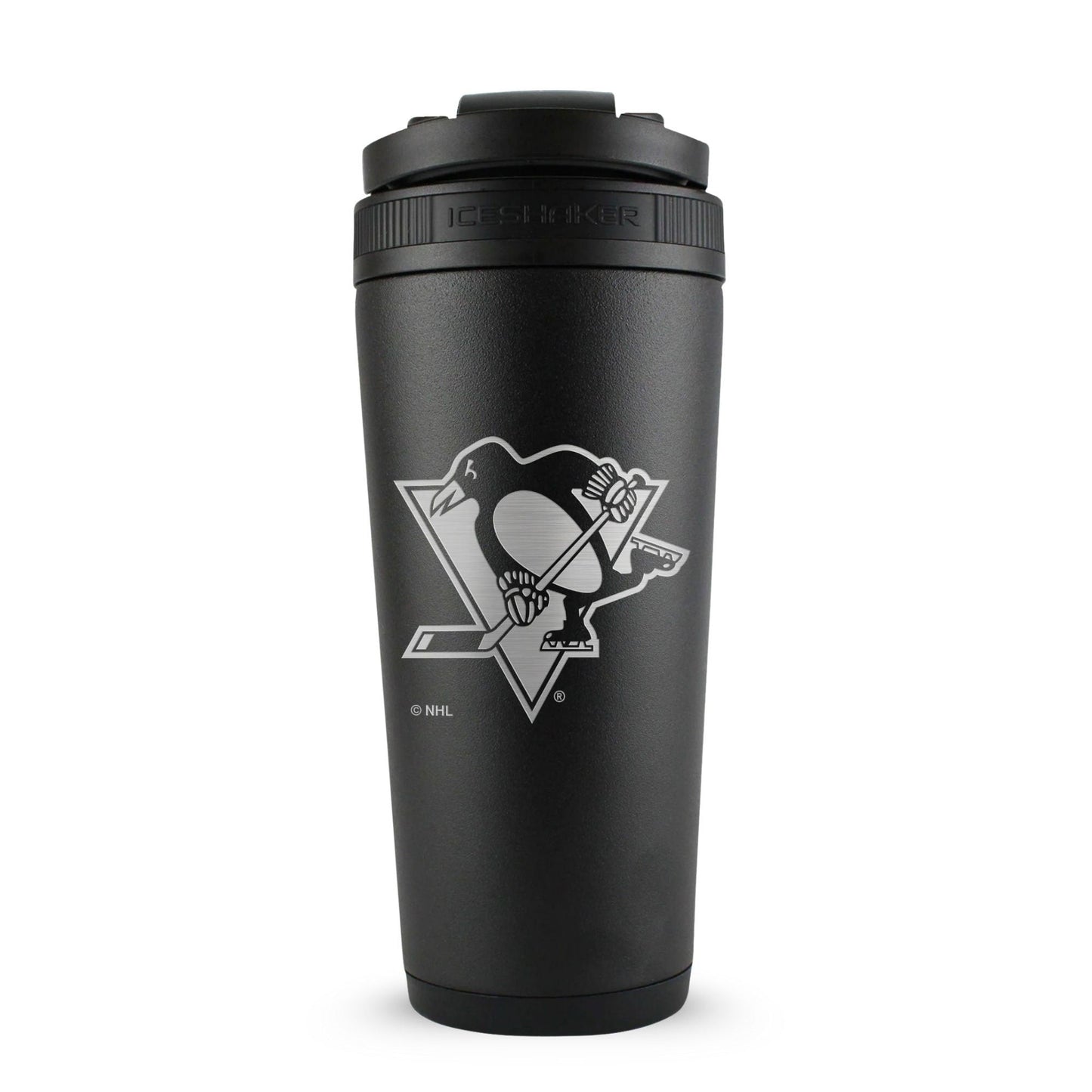 Officially Licensed Pittsburgh Penguins 26oz Ice Shaker - Black