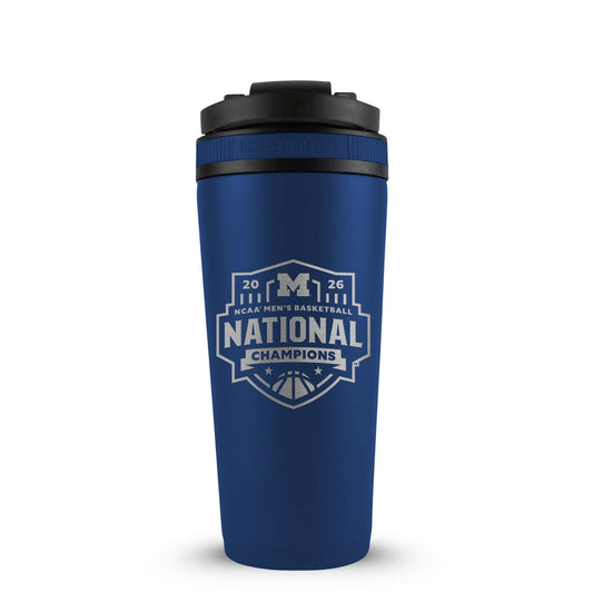 Michigan Wolverines 2026 NCAA Men's Basketball Champions 26oz Ice Shaker