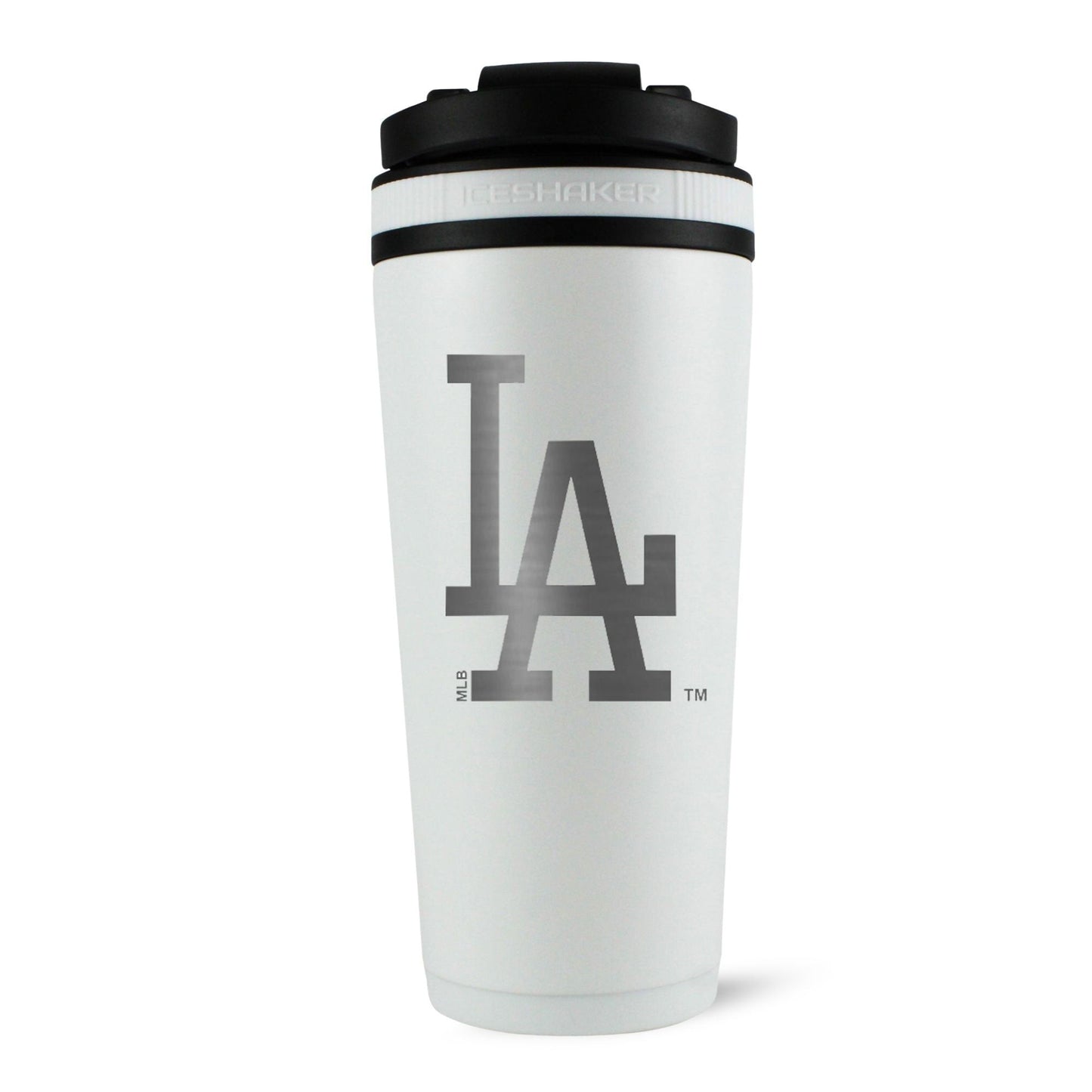 Officially Licensed Los Angeles Dodgers 26oz Ice Shaker (Alternate Logo) - White