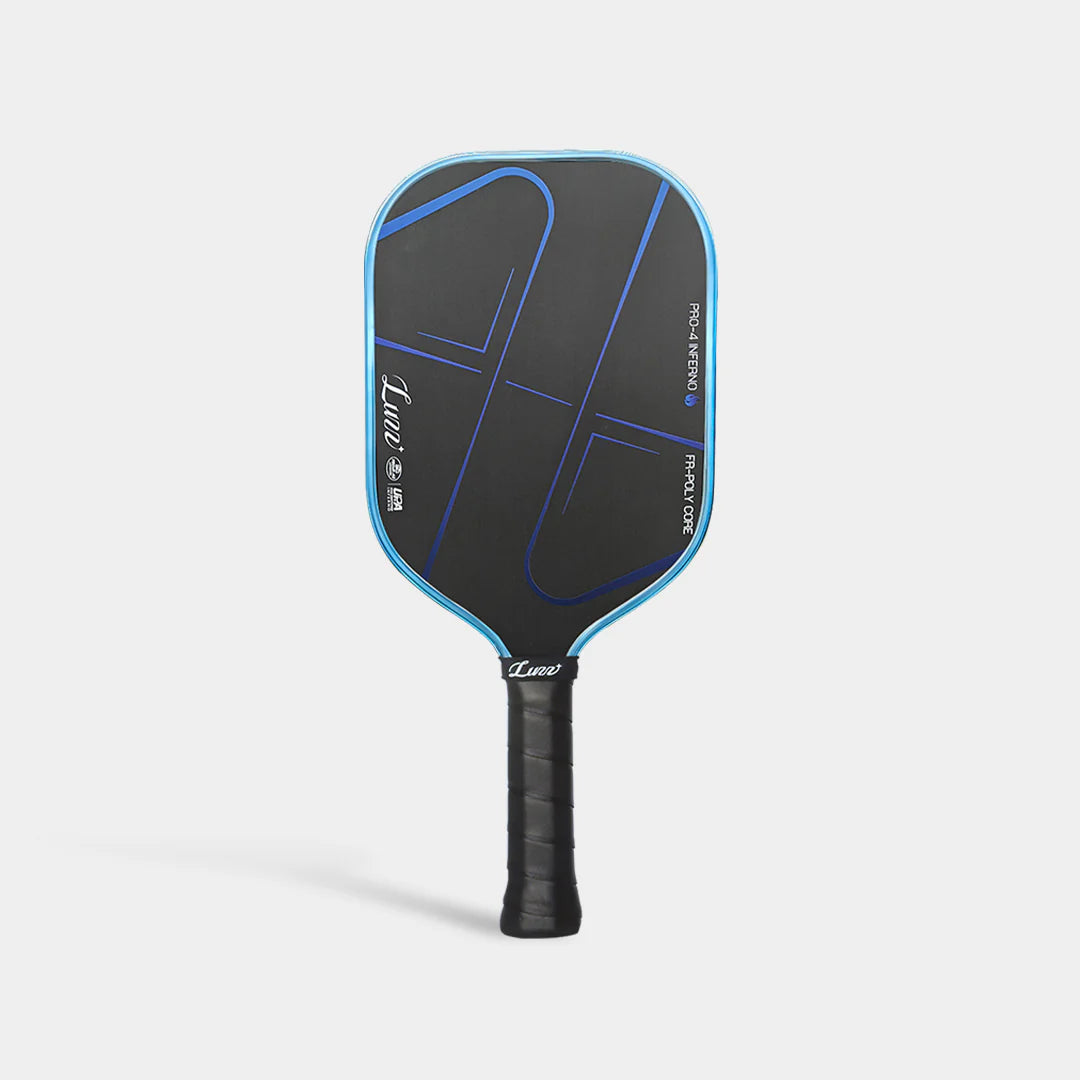 Luzz Pro 4 Blue Blaze Inferno Mad Pickler Editio Pickleball Paddle & Cover