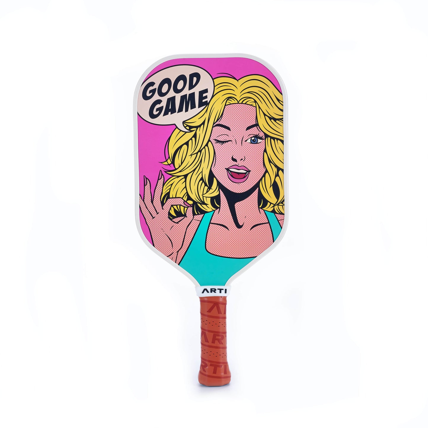 ARTI 16mm Carbon Fiber Kristen & Kristy "GOOD GAME" Paddle