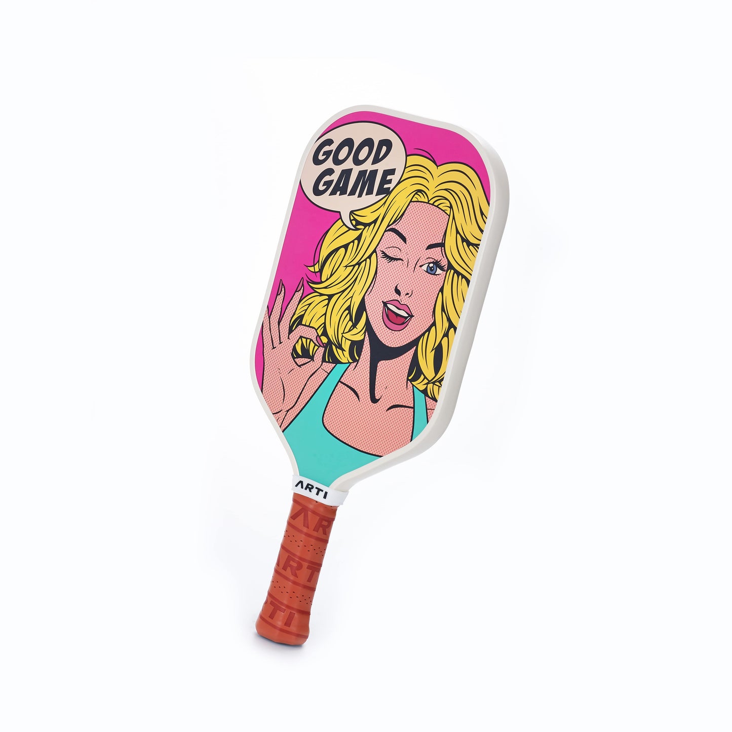 ARTI 16mm Carbon Fiber Kristen & Kristy "GOOD GAME" Paddle