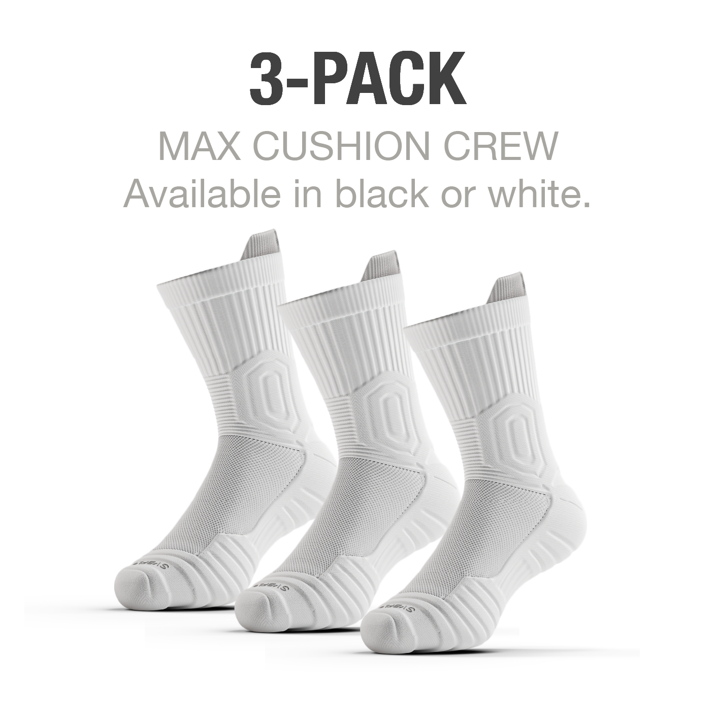 CloudFusion™ Athletic Cushioned Crew Socks