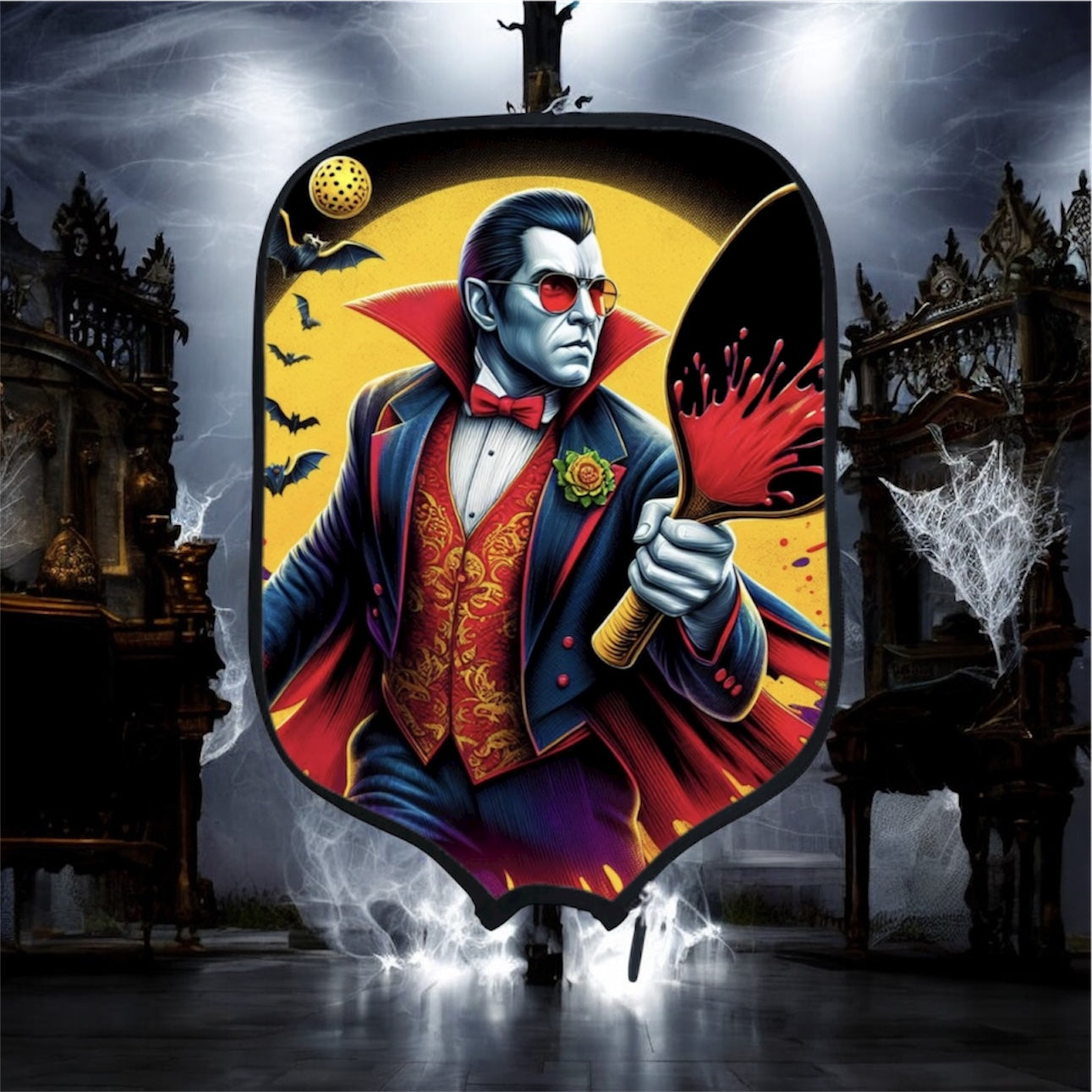 Drácula - Cubiertas de paleta de Pickleball 
