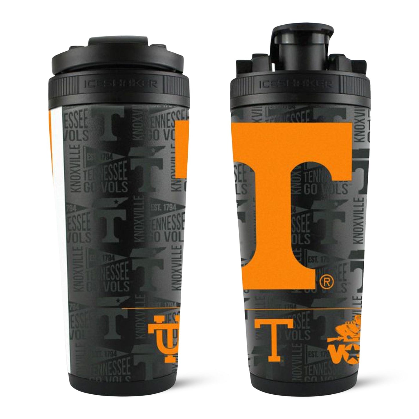 The College Vault: Tennessee Volunteers 4D Ice Shaker - Black