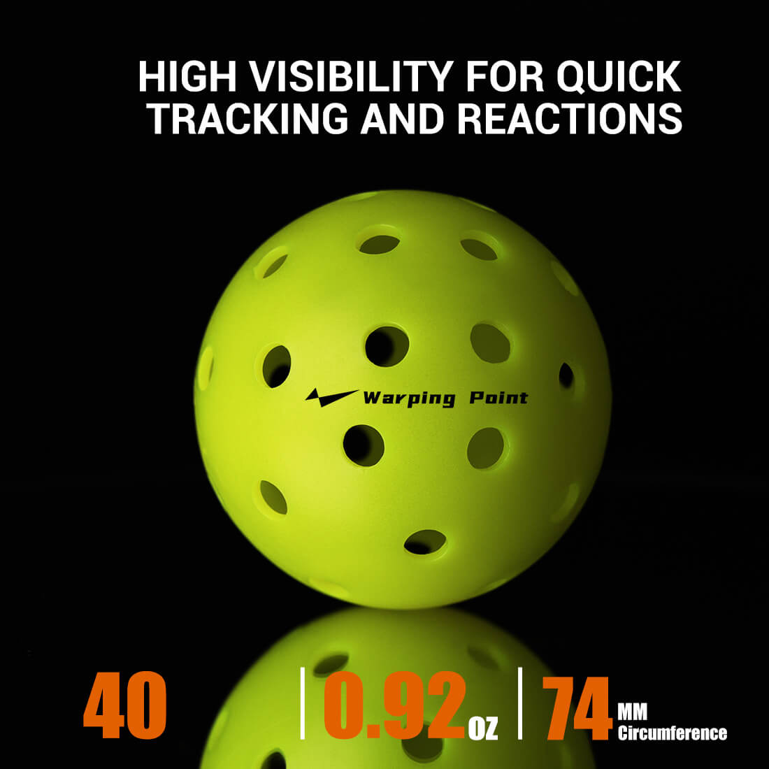 Ascent Outdoor Tournament Pickleballs