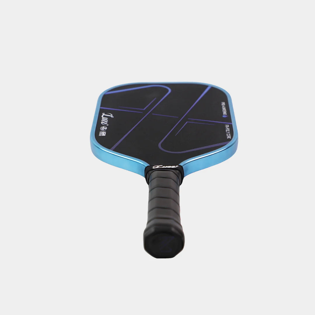 Luzz Pro 4 Blue Blaze Inferno Mad Pickler Editio Pickleball Paddle & Cover