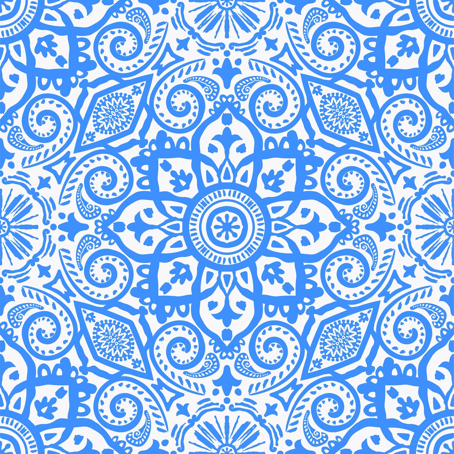 Venice Ruffle Hem Skort in Marrakech Express Blue