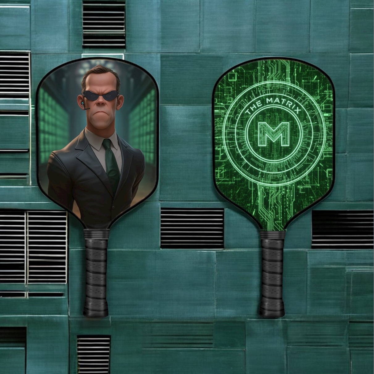 Matrix - Agent Smith - Free UR Mind Edition - Pickleball Paddle