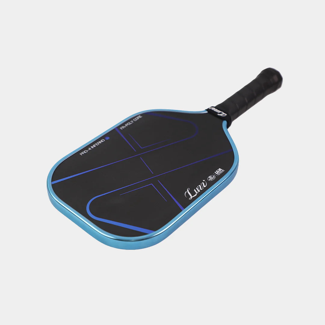 Luzz Pro 4 Blue Blaze Inferno Mad Pickler Editio Pickleball Paddle & Cover