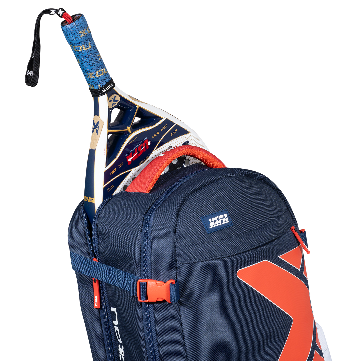 Nox Backpack Blue-Red USPA