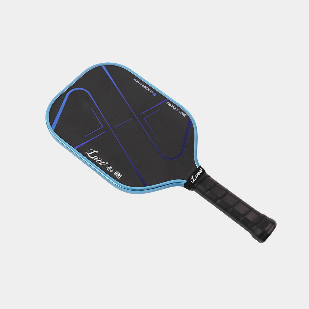 Luzz Pro 4 Blue Blaze Inferno Mad Pickler Editio Pickleball Paddle & Cover