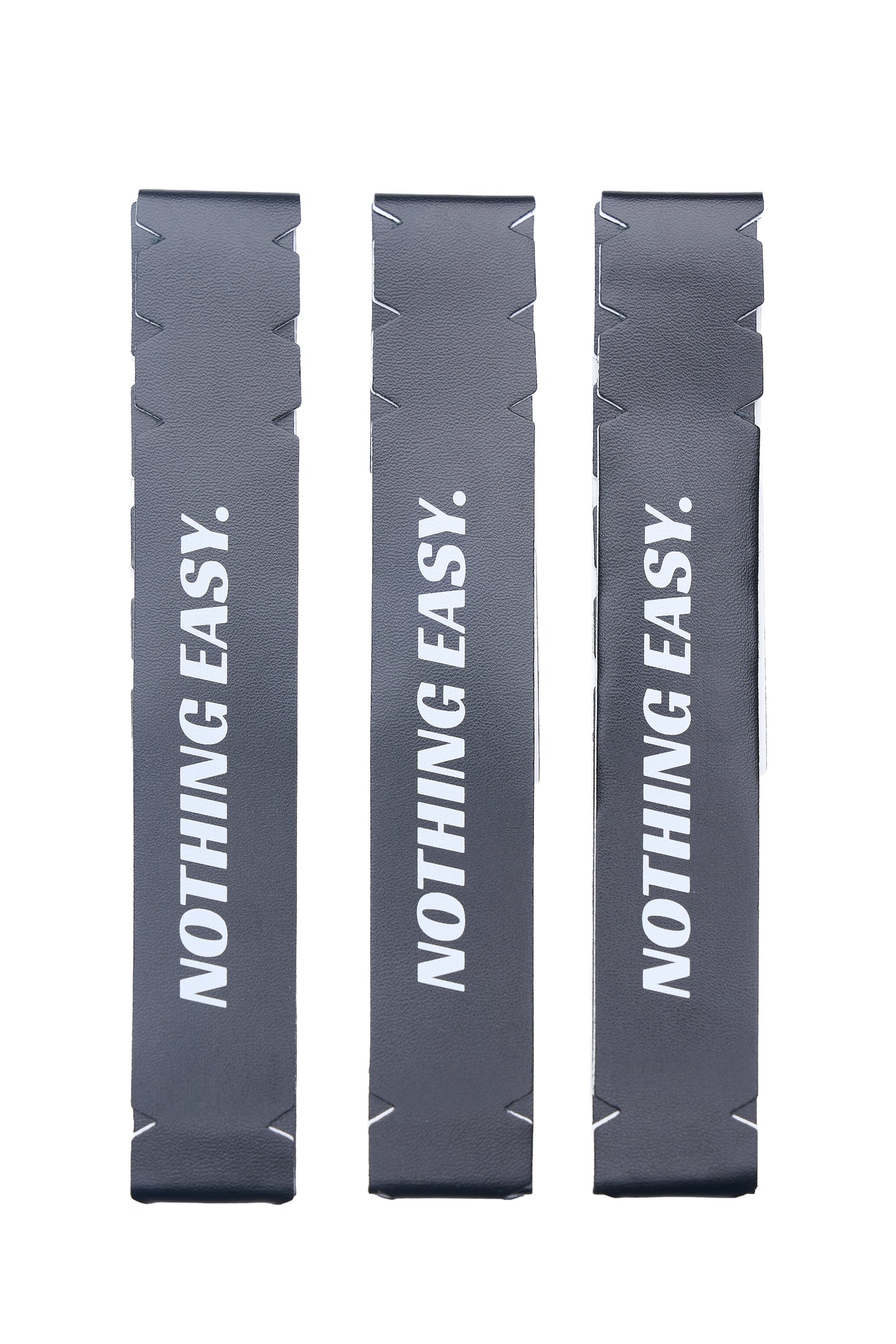 Pickleball Edge Guard Tape - “NOTHING EASY.” / 16mm - Black / Azora Athletics