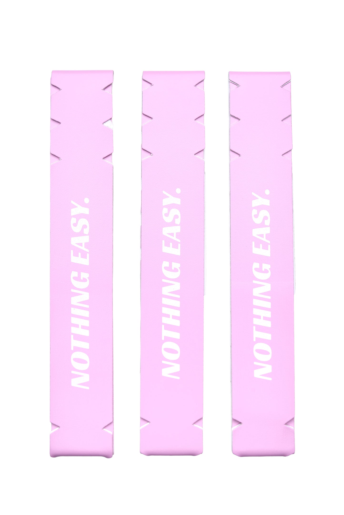 Pickleball Edge Guard Tape - “NOTHING EASY.” / 16mm - Pink / Azora Athletics