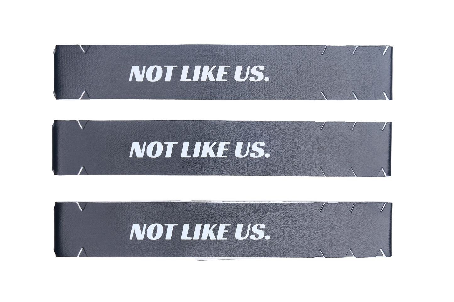 Pickleball Edge Guard Tape - “NOT LIKE US.” / 16mm - Black / Azora Athletics