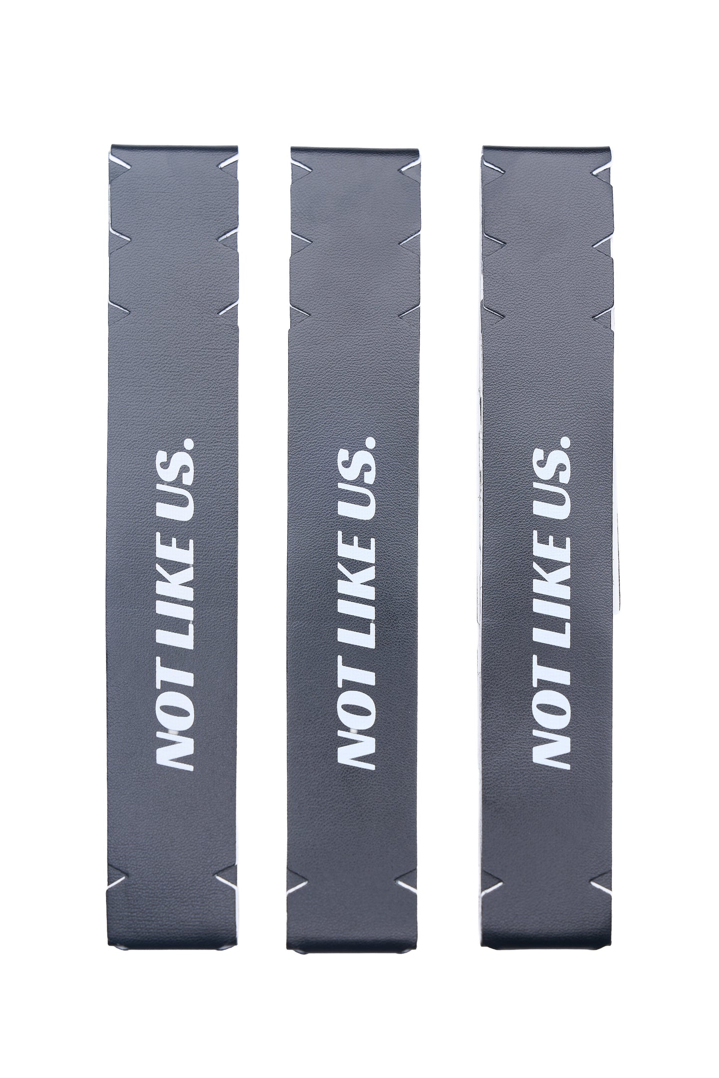 Pickleball Edge Guard Tape - “NOT LIKE US.” / 14mm - Black / Azora Athletics