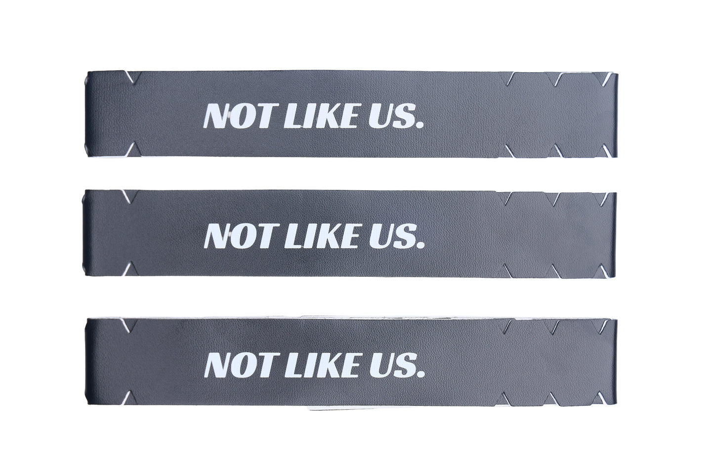 Pickleball Edge Guard Tape - “NOT LIKE US.” / 14mm - Black / Azora Athletics