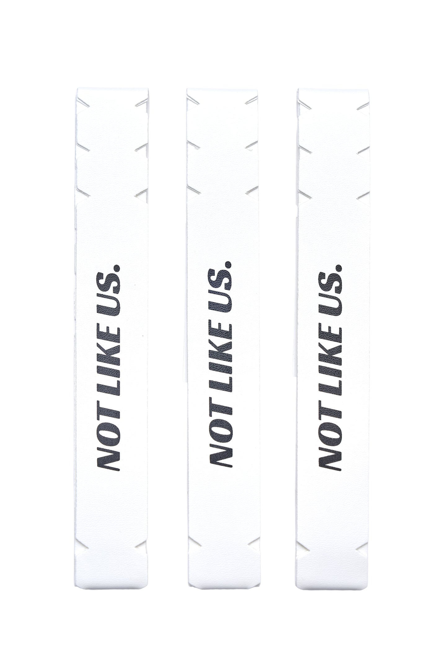 Pickleball Edge Guard Tape - “NOT LIKE US.” / 14mm - White / Azora Athletics