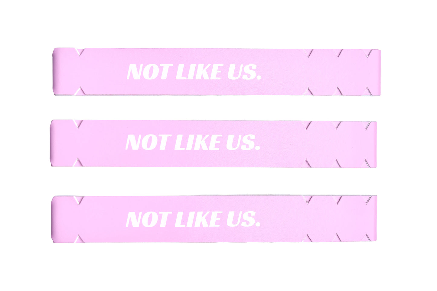 Pickleball Edge Guard Tape - “NOT LIKE US.” / 16mm - Pink / Azora Athletics