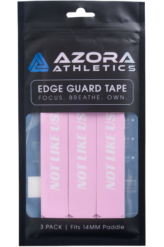 Pickleball Edge Guard Tape - “NOT LIKE US.” / 14mm - Pink / Azora Athletics