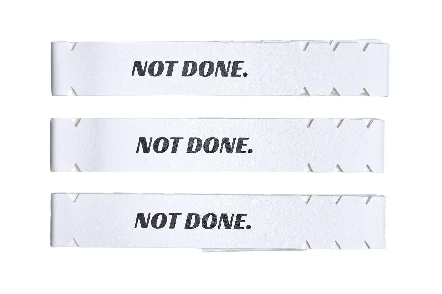 Pickleball Edge Guard Tape - “NOT DONE.” / 16mm - White / Azora Athletics