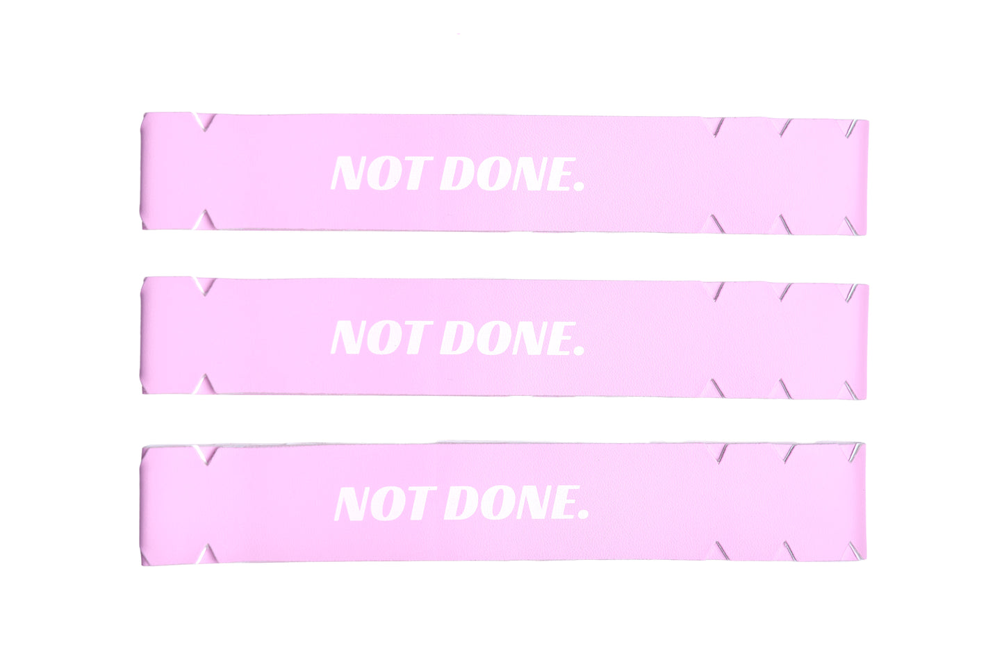 Pickleball Edge Guard Tape - “NOT DONE.” / 16mm - Pink / Azora Athletics