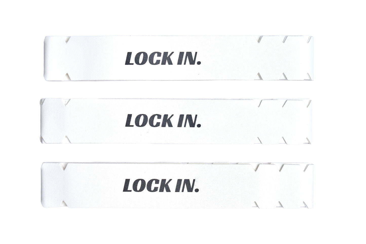 Pickleball Edge Guard Tape - “LOCK IN.” / 16mm - White / Azora Athletics