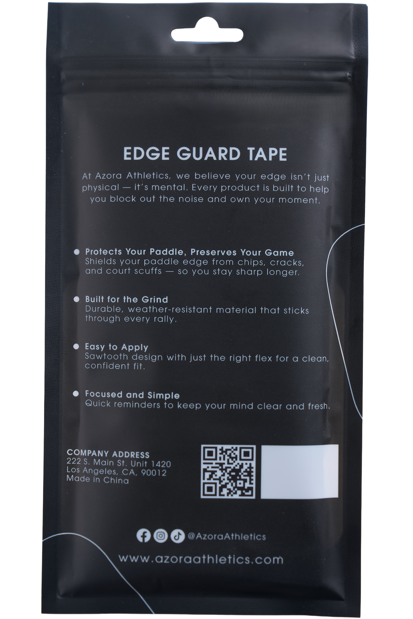 Pickleball Edge Guard Tape - “NOT LIKE US.” / 16mm - Pink / Azora Athletics