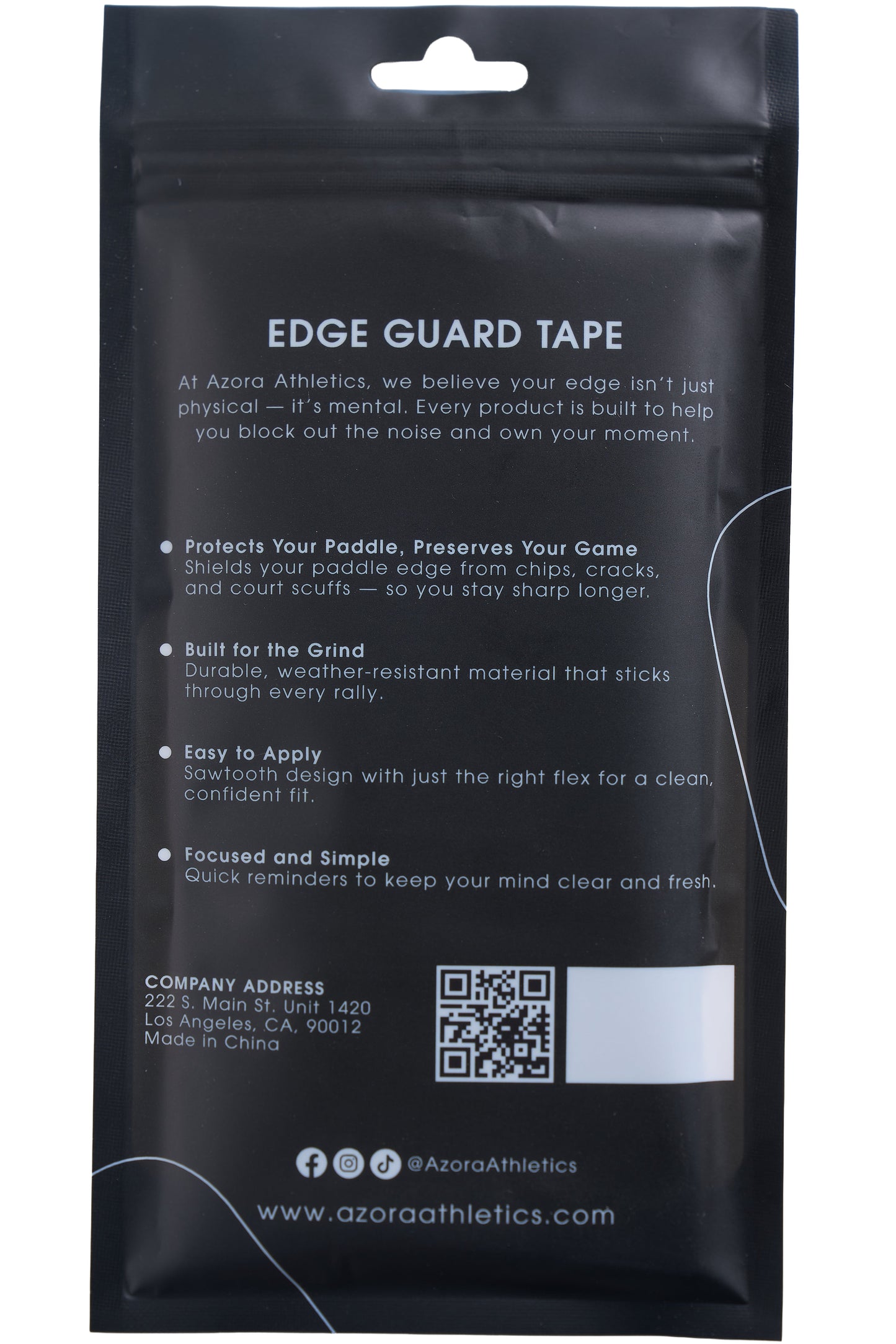 Pickleball Edge Guard Tape - “NOT LIKE US.” / 14mm - Pink / Azora Athletics