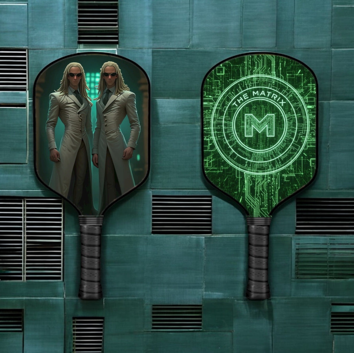 Matrix - Exile Twins - Free UR Mind Edition - Pickleball Paddle