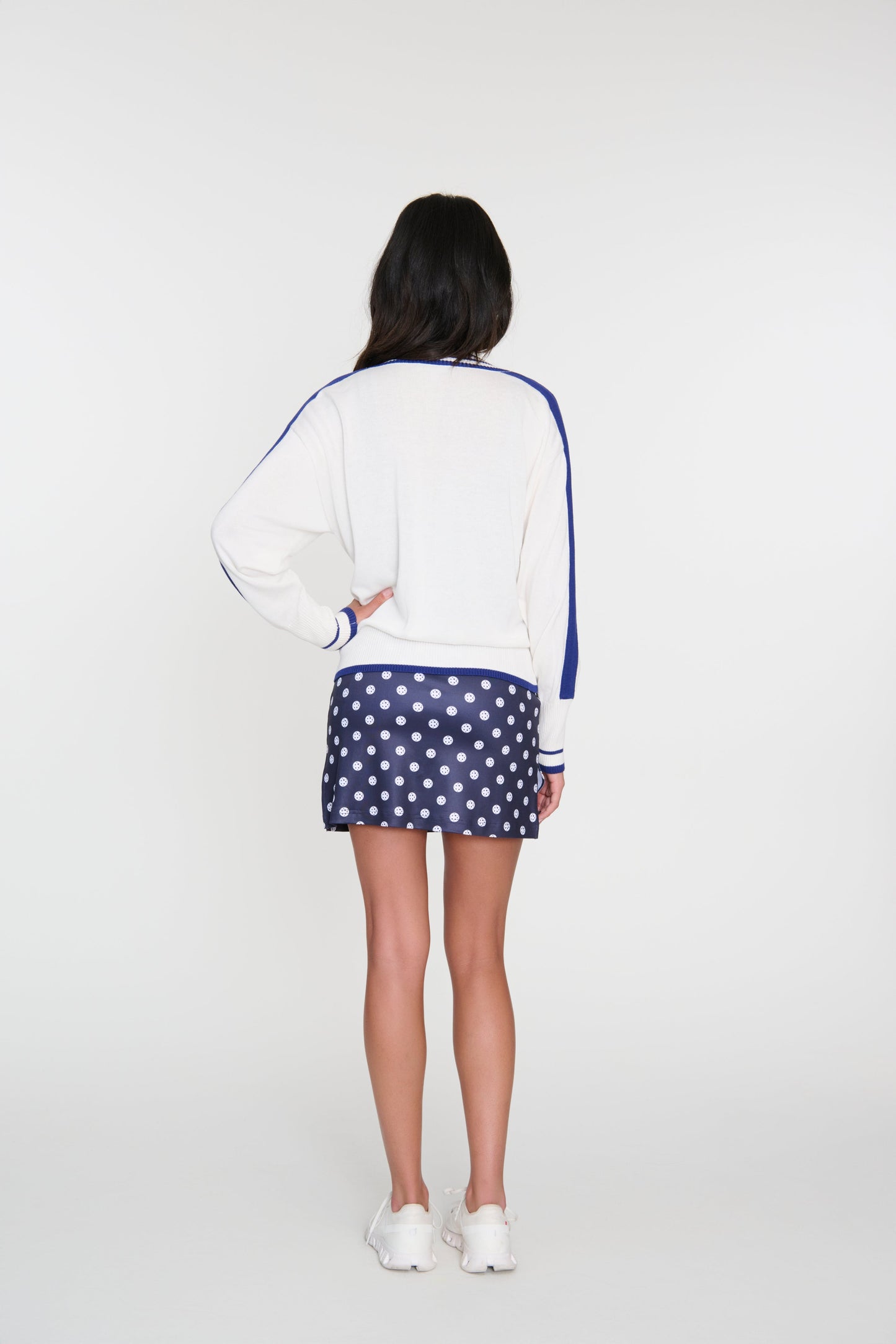 Audrey Varsity Pickleball Sweater – Preppy Pullover | 2025 Pickleball Fashion