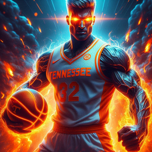 Tennessee Basketball -  Ready To Hang  Canvas Hi-Res Wall Artwork
