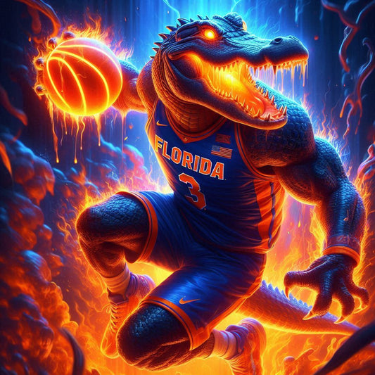 Florida Gators - Basketball -  Ready To Hang  Canvas Hi-Res Wall Artwork