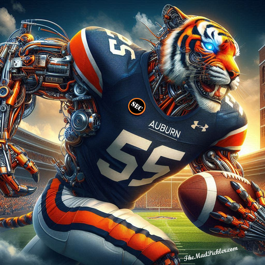 Auburn Tiger Football - Ready To Hang  Canvas Hi-Res Wall Artwork