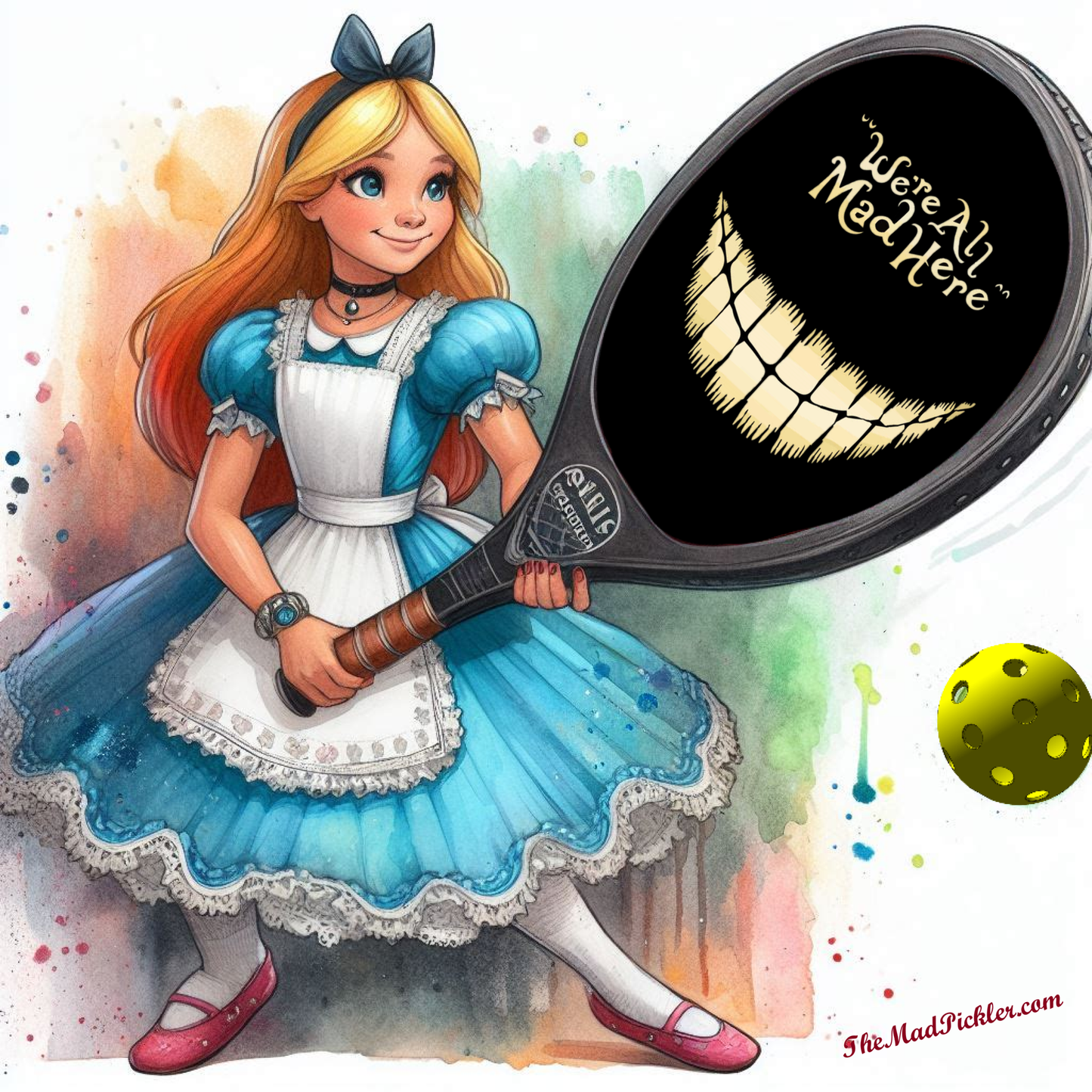 Alice In Wonderland - We're All Mad Here - Ready To Hang  Canvas Hi-Res Wall Artwork