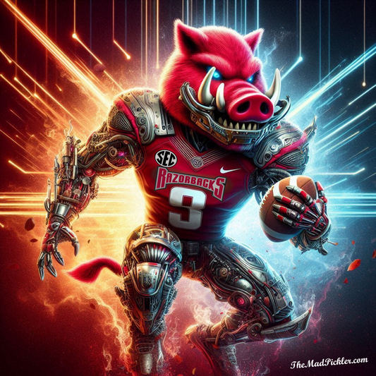 Arkansas Razorbacks -  Ready To Hang  Canvas Hi-Res Wall Artwork