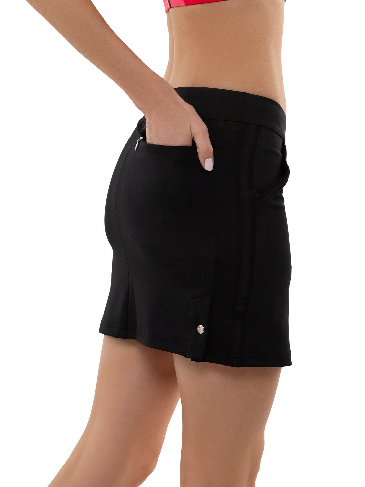 Women's Golf 15" Eloise Skirt - Black